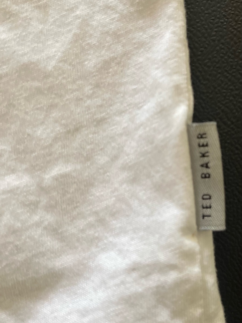 Ted Baker White Short Sleeve Tee - Picture 3 of 5